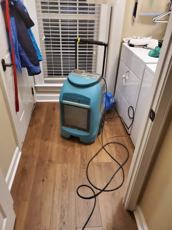 Commercial dehumidifier deployed for Flood Damage Cleanup in Pacific Grove